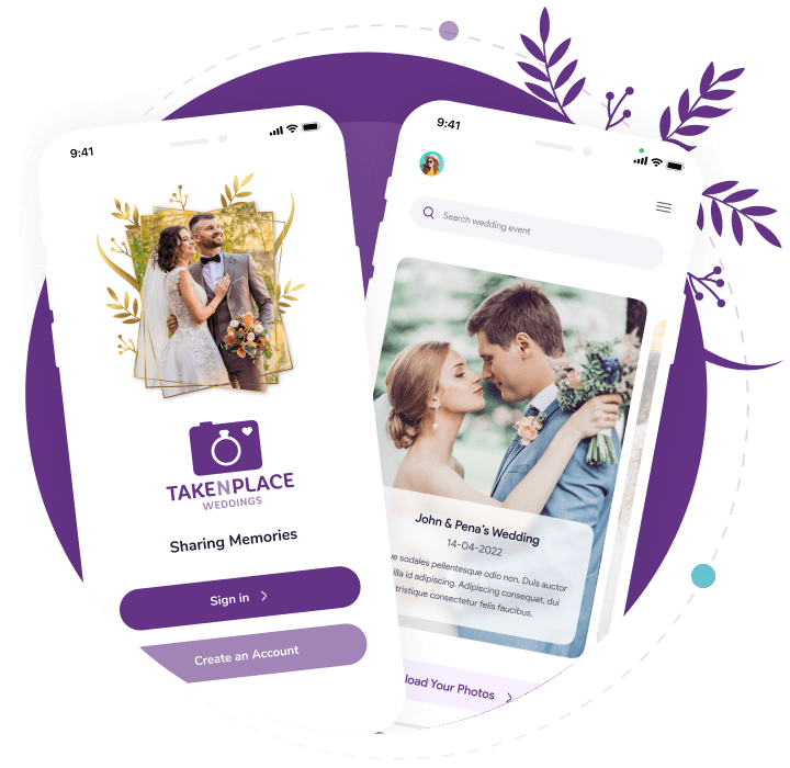 Luxury Wedding QR Code app