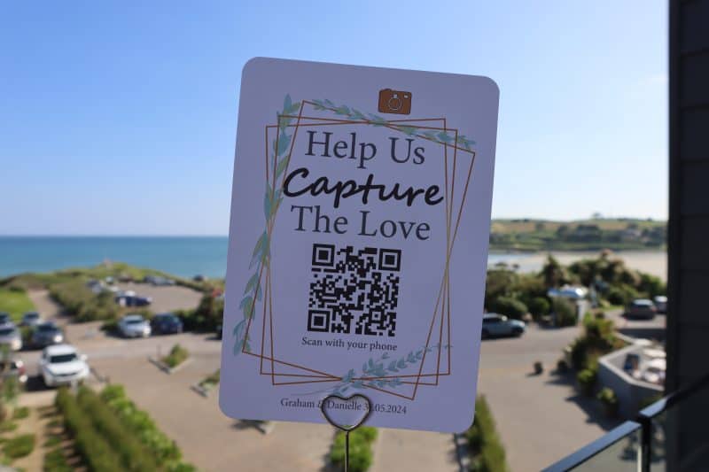 'Capture the Love' Wedding QR Code - Image 5