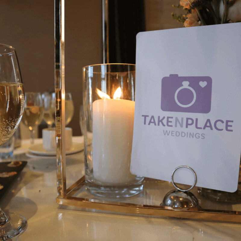 Champagne & Gold Wedding QR Code - Image 2