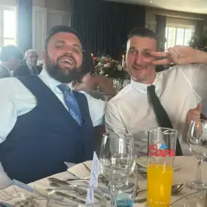 Wedding guest photo uploaded through a takeNplace QR code, example 5
